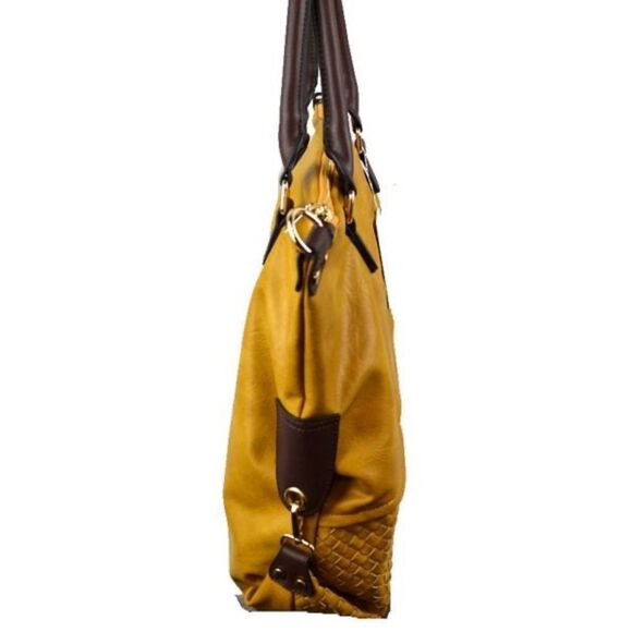 LeMiel Chic Oversized Wooven Tote - Picture 6 of 7